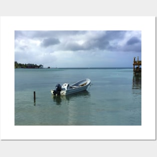 Cloudy Boating Day Two Posters and Art